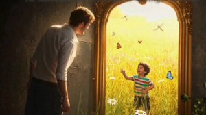 Не забывай же  детскую и чистую любовь/Don't forget the childish and pure love.
