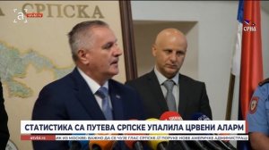 Статистика са путева Српске упалила црвени аларм