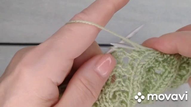 ОБЪЕМНЫЙ ажурный узор спицами Knitting pattern - PROпетельки
