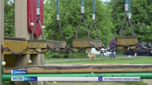 Дворовый хаос: кемеровчане требуют привести в порядок детский городок на ФПК