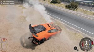 BeamNG.drive - Влад А4 уходит от полицейских на Ламборгини!