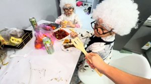 ТОМИ МЕН ЖАСМИН 100 ЖАСАР ӘЖЕ БОЛЫП КЕТТІ👵🏻👵 МИНИ-ФИ?