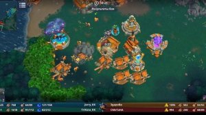 Битва клана #KABAN против игрока Агузарова и Сметана в режиме 2х2 #war legends #rts