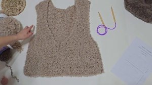 Жилет из пряжи "Буклированная Пехорка" . Недостатки пр?