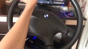 Самодельный игровой руль на 900 градусов. С автомобильн
