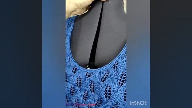 вязаное ажурное летнее платье