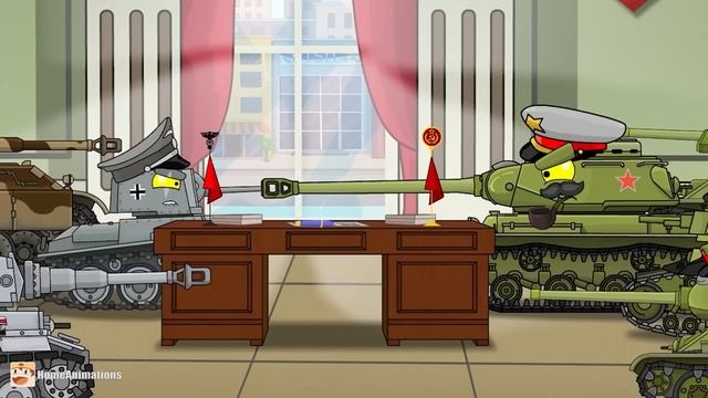 HomeAnimations – Мультики про танки  Сезон 21： Война Миров - Союз танков и Монстров vs Авангард Демо