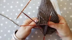 Красивенный узор для носков из толстой пряжи. 200м-100гр.