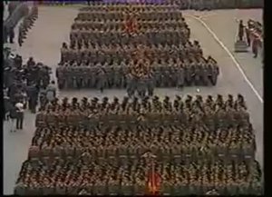 7 ноября 1989 года. Военный парад.