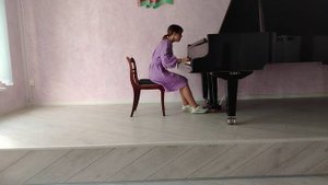 Кудака Анна 14 лет. Бах "Инвенция ре мажор", Черни "Этюд ре мажор op.299", Григ " Ноктюрн"