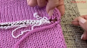 Соединительный шов «петля в петлю»  / Урок по вязанию