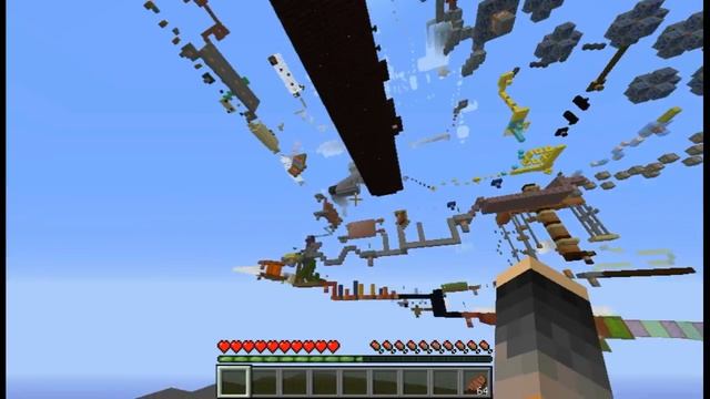 Майнкрафт. Карта: The_Longest_Parkour#1