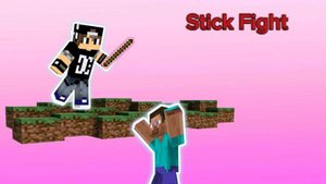 Minecraft - режим Stick Fight… Первый раз пробую новый режим