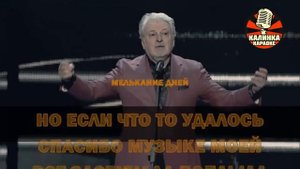 Калинка караоке " Льется музыка ", Добрынин.