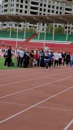 Фестиваль культуры и спорта юга народов России. Андрианов Виктор, кега 50 кг - на 100м