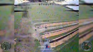 Оператор FPV-дрона 'ВТ-40' фиксирует строительство новой линии обороны Всу в районе н.п. Межевая