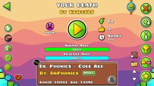 Geometry Dash. YOUR DEATH by Kn1fe195 - 100%