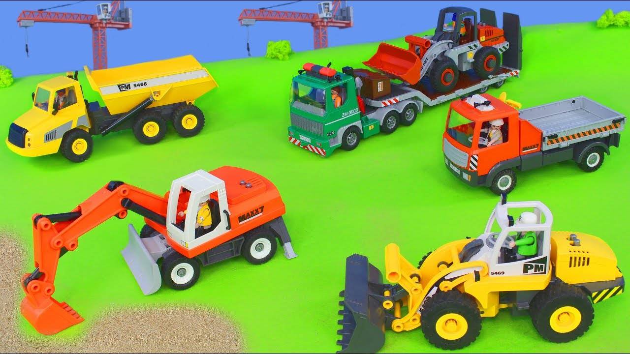 Игрушки для Детей Строительная Техника Грузовики Трактор Экскаватор