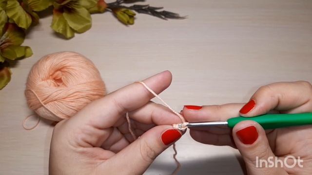 Шнурок крючком "Гусиные лапки "