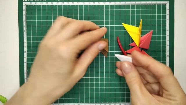 Танграми - геометрическая игра-головоломка из треугольного модуля оригами смотреть онлайн