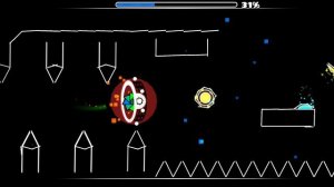 делаю уровень 1 день geometry dash