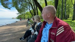 ПЕТЕРГОФ  сады императоров Фонтаны вид на залив 27.05.2025