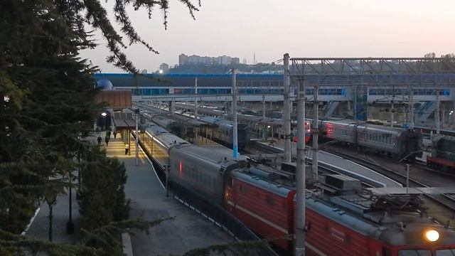 Отправление поезда Симферополь-Москва