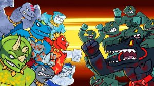 Гуджитсу герои распаковка мультфильм смотреть онлайн для детей игра Гуджицу тигр тягучий монстр