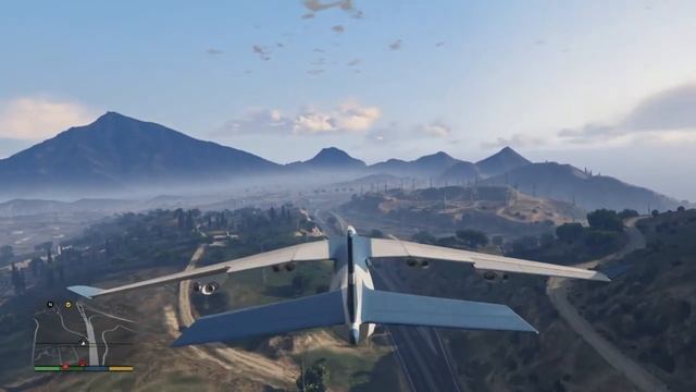 GTA V PS4 грузовой самолет против истрибителей смотреть онлайн