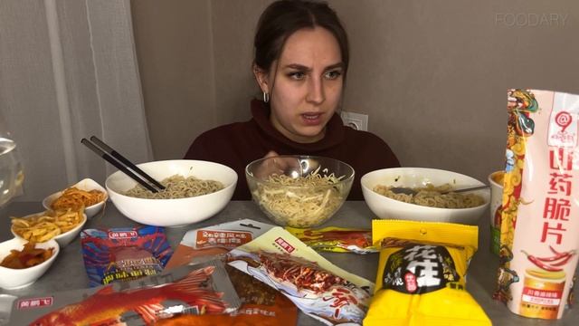 MUKBANG | АЗИАТСКАЯ ЕДА - ДЕГУСТАЦИЯ | ТОКПОККИ ЛАПША ЗАКУС