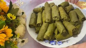 ГОТОВИМ ВКУСНУЮ ДОЛМУ ИЗ ВИНОГРАДНЫХ ЛИСТЬЕВ