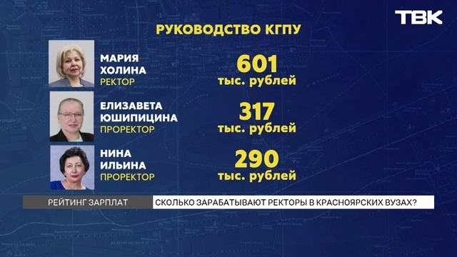 Сколько зарабатывают ректоры красноярских вузов