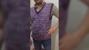 Готовая работа - "Безрукавка для сына"