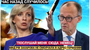 Мария Захарова ЭКСТРЕННОЕ заявление МИД РФ про решении Мерца бить вглубь России!