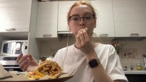 АСМР ИТИНГ шаурма и картошка фри 🍟🥙asmr мукбанг на пет