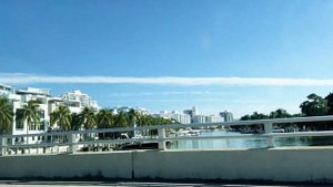 Дорога в Майами 🚕 Вид в окне самолета и машины