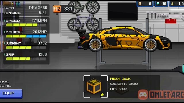 PIXEL CAR RACER/pixel car racer/настройка на победы в чемпионатах и гонках смотреть онлайн
