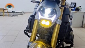 BMW motorcycle тюнинг фар