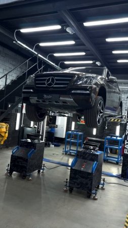 Диагностика подвески Mercedes GL на вибростенде