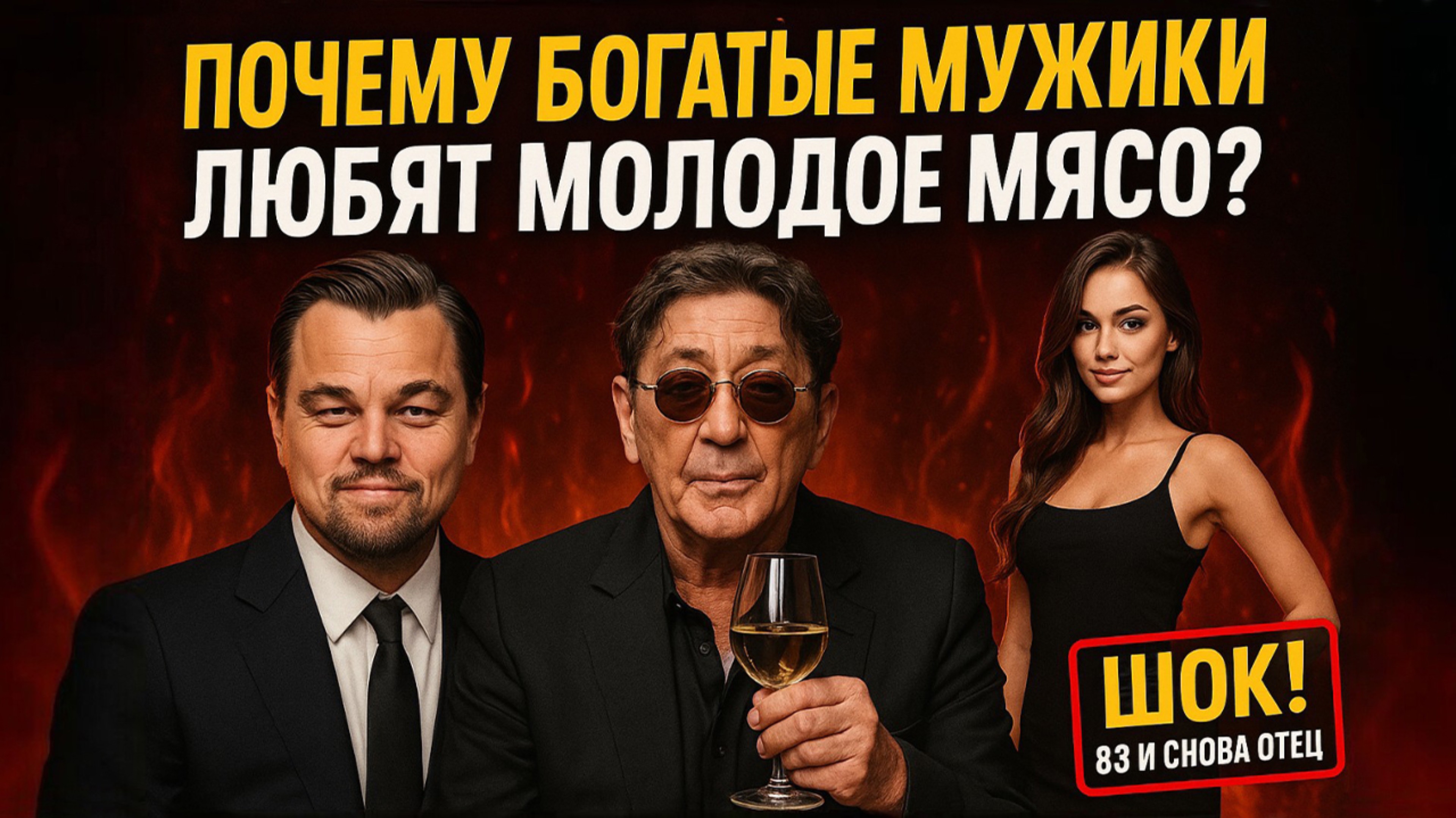 Власть, похоть или страсть? Почему Ди Каприо и Лепс выбирают девушек намного младше себя?