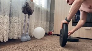 Отжимание на блинах, грудак как у гориллы