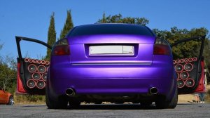 Audi седан,баклажан ( Team Ural Sound 2017 год )