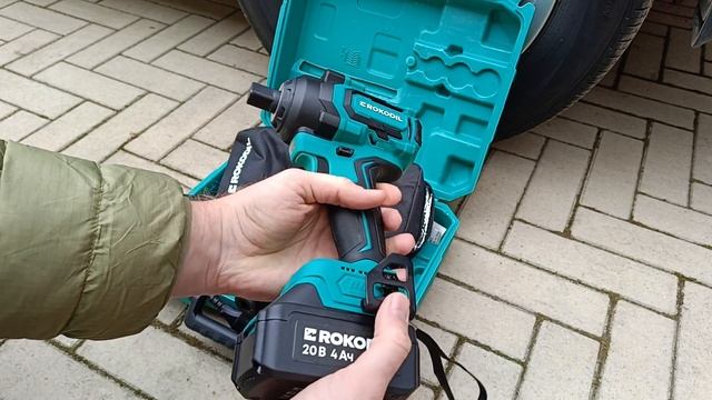 Гайковерт аккумуляторный ударный Rokodil Titan Pro смотреть онлайн