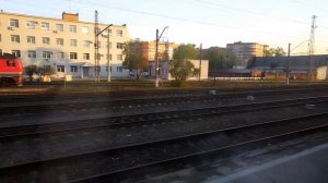 СТАНЦИЯ РЯЗАНЬ-2 || Поезд 131Е Орск - Москва Павелецкая 🚄🌇. Утро )