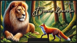 Лев и лисица  | Басня Крылова