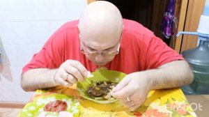 Мукбанг. Грибной суп, ветчина и чиабатта. Пивовар и спе