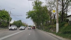 Крым. Трасса на Ялту, выезд из Симферополя