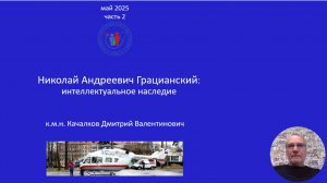 Часть 2. Николай Андреевич Грацианский: интеллектуальное наследие