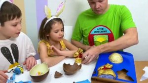 ОБЗОР БОЛЬШИХ ШОКОЛАДНЫХ ЯИЦ от Макс и Кати