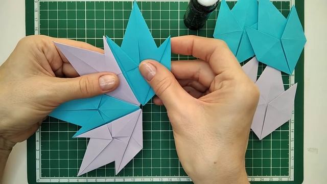 Салфетка-снежинка из модуля "Трилистник" смотреть онлайн